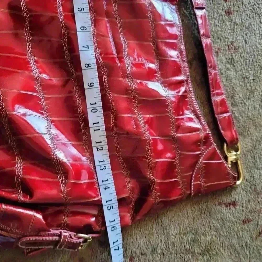 Big buddha Maroon Red One Strap Hobo Bag Medium Size